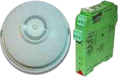 Sensor termovelocimétrico / Termico c/ Barreira de Segurança Intrinsíca Para Ambientes Sujos ou com Poeira