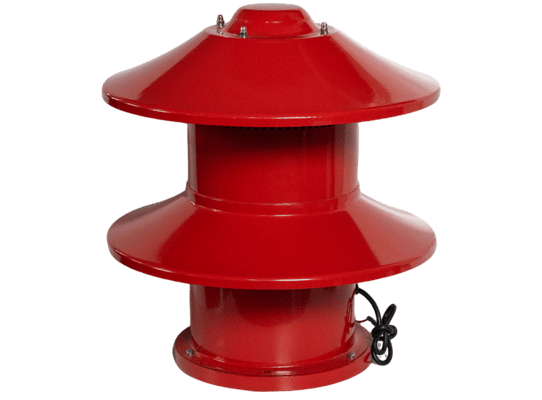SIRENE INDUSTRIAL VERTICAL COM DUPLO ROTOR PARA USO EXTERNO